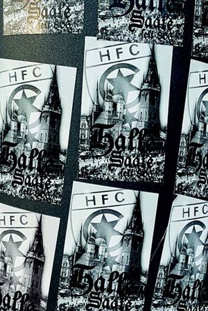 Fanaufkleber „HFC – Halle Saale seit 806“
