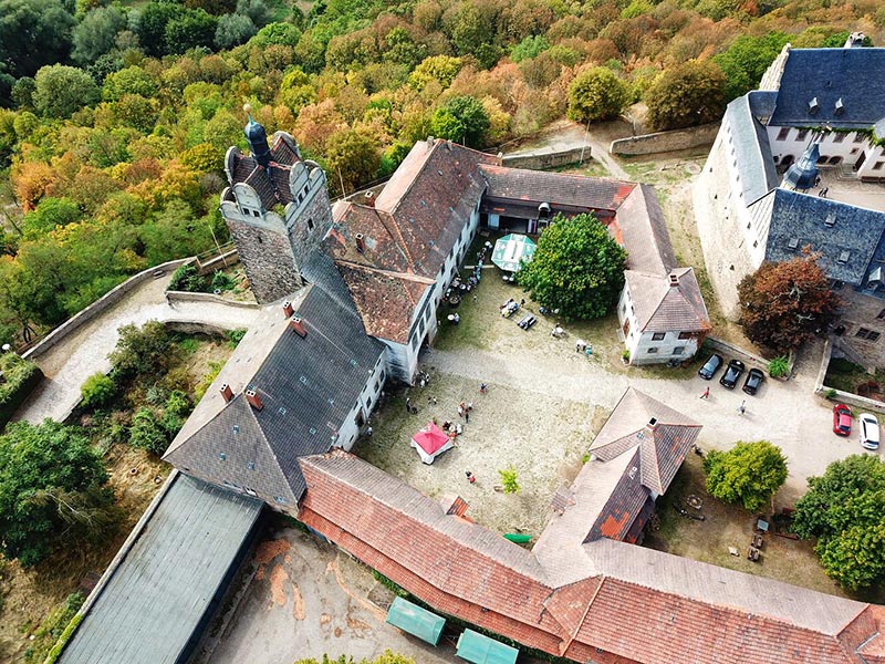 Die Vorburg - Burg & Schloss Allstedt